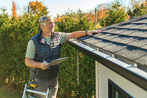 Professional Emergency Roof Repair technician working in Naples, UT